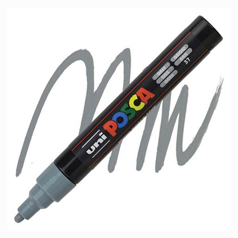 Caneta Posca Uni Pc-5m Cinza 1.8-2.5mm #37 6247