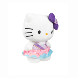 Pelúcia Hello Kitty And Friends Hello Kitty Laço Roxo 20 Cm 3871 Sunny