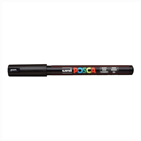 Caneta Posca Pc-1mr Uni Preta 0.7mm #24 9866