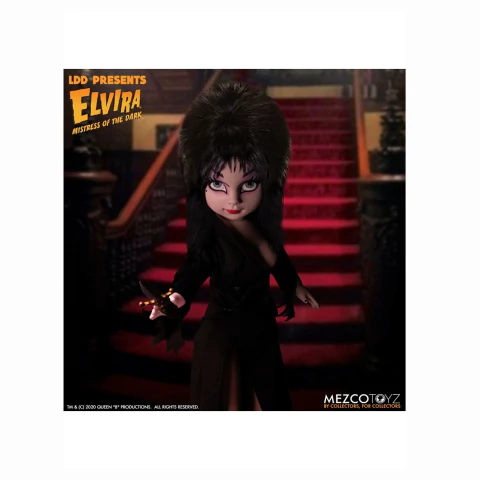 Figura Elvira - Mistress of the Dark - LDD Presents - Mezco
