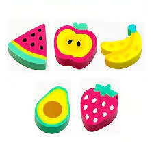 Mini Borracha Fantasia Frutas 20 Unidades Cis 55.3410