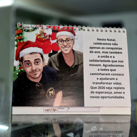 Calendário de Mesa 2026 - ONG Interferência (toda a arrecadação será destinada à ONG)