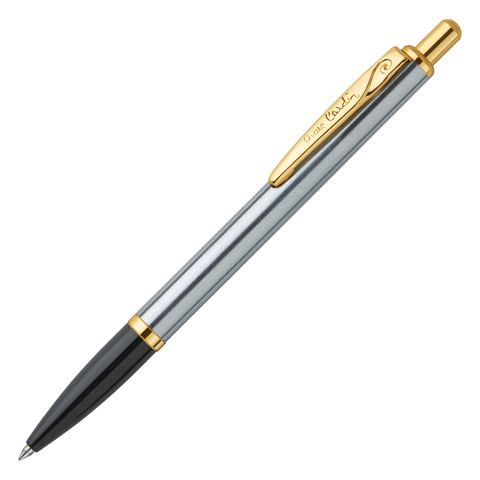 Caneta Esferográfica Pierre Cardin Infinity Aço Com Dourado 7336