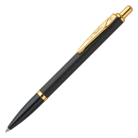 Caneta Esferográfica Pierre Cardin Infinity Preto Com Dourado 7329