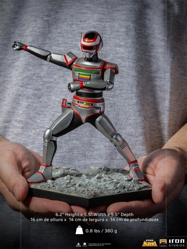 Estátua Jaspion O Fantástico Jaspion 1/10 Iron Studios Não Lacrado