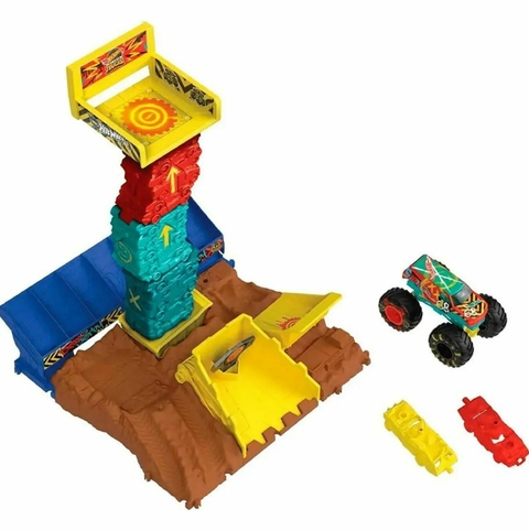 Pista Hot Wheels Monster Trucks Desafio De Salto Mattel HNB92
