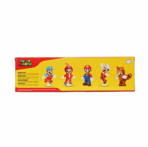 Kit Com 5 Bonecos Transformações do Mario Super Mario Sunny 4208