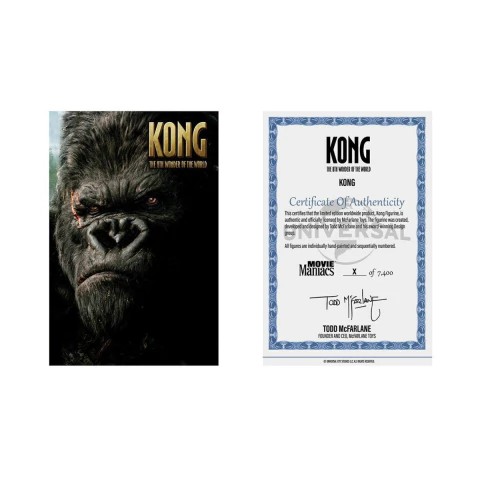 King Kong 2005 - Kong The 8th Wonder of the World - 6" Posed Figure McFarlane