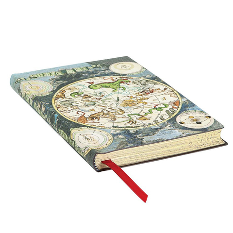 Caderno Paperblanks 14x9,5cm Pautado Celestial Planisphere 5618-8