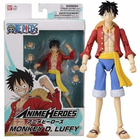 Boneco One Piece Anime Heroes Monkey D Luffy Bandai 4115