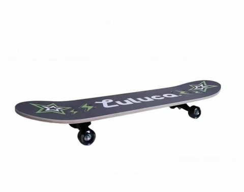 Skate Infantil Luluca Com Acessórios Azul F01358 Fun