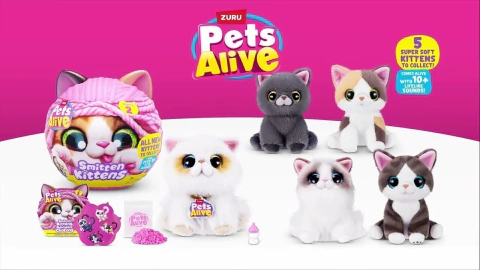 Pelúcia Sortida Gatinhos Pets Alive Smitten Kittens Série 2 (1214) - Candide