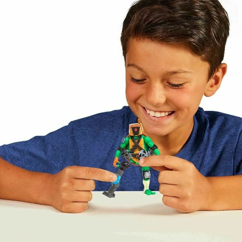 Boneco Michelangelo de 10cm Mix 'N Match As Tartarugas Ninja 4682