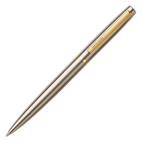 Caneta Esferográfica Pierre Cardin Monza Aço Com Dourado 6780