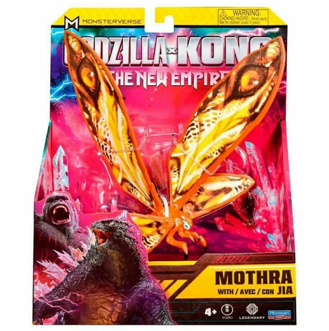 Boneca Mothra de 17cm com Jia Godzilla Novo Império Sunny 4670
