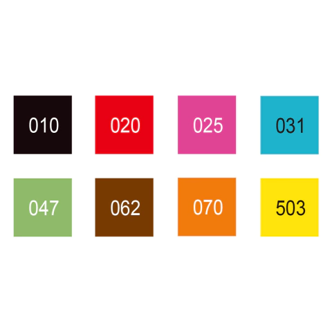 Caneta Zig Scroll & Brush 08 Cores MS50008VA