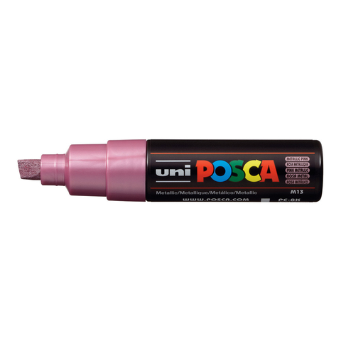 Caneta Posca Uni Pc-8k Metallic Pink 8.0mm M13 3660
