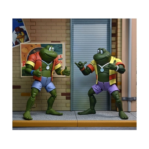 Napoleon and Atilla 7 Cartoon TMNT Neca Embalagem Aberta