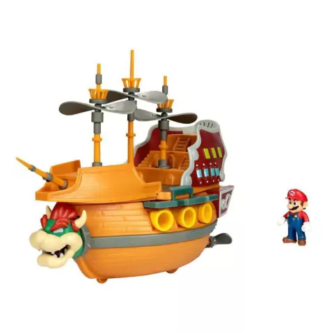 Playset Deluxe Navio Voador do Bowser Super Mario Sunny 4275