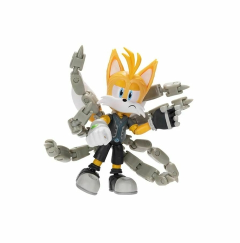 Sonic Prime Boscage Maze Boneco Tails Nine 13 Cm Sunny 4246