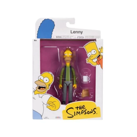 The Simpsons Lenny Articulado 12 Cm 4454 Sunny Jakks Pacific