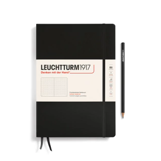 Caderno Leuchtturm1917, Composition (B5) - 219 Páginas, Capa dura, Pontilhado, Preto 366184 - comprar online