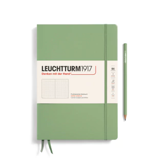 Caderno Leuchtturm1917, Composition (B5) - 219 Páginas, Capa dura, Pontilhado, Sálvia 366172 - comprar online