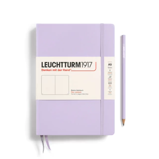 Caderno Leuchtturm1917, Medium (A5) - 251 Páginas, Capa dura, Sem Pauta, Lilás 365480 - comprar online