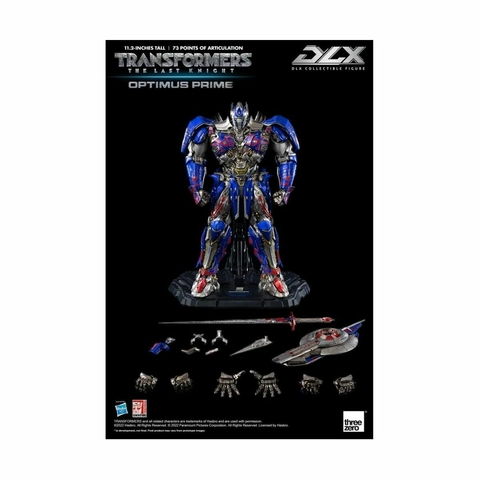 Optimus Prime - DLX Scale Collectible Series – Transformers: The Last Knight - ThreeZero