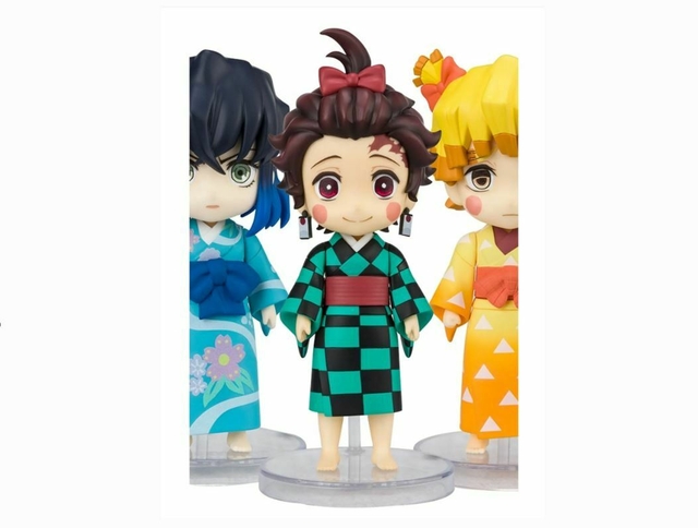 Sumiko Zenko Inoko Entertainment District Arc Set Demon Slayer Figuarts Mini Bandai
