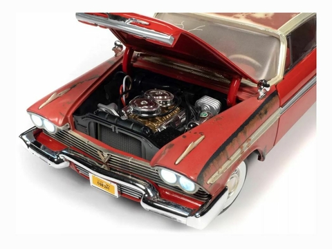 Miniatura Plymouth Fury Christine 1/18 Com Luz Auto Word SS130
