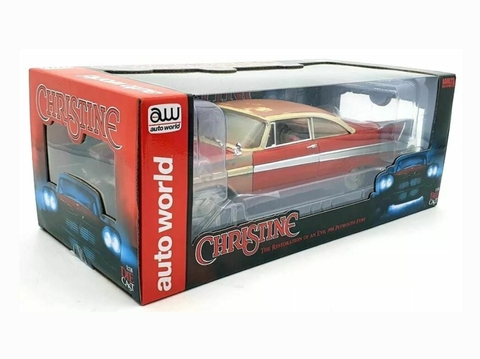 Miniatura Plymouth Fury Christine 1/18 Com Luz Auto Word SS130