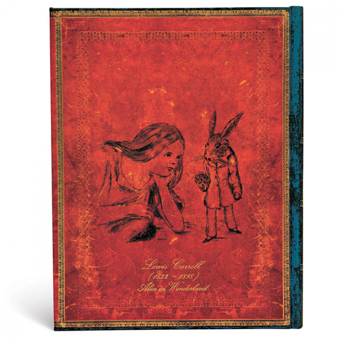 Caderno Paperblanks Lewis Carroll Ultra 23x18 Cm Capa Dura 46073