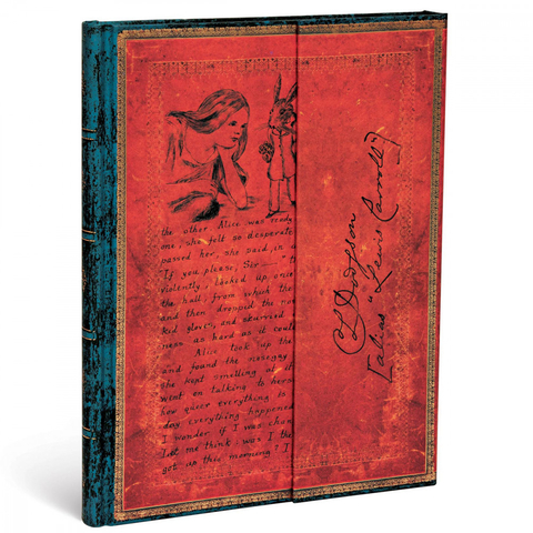 Caderno Paperblanks Lewis Carroll Ultra 23x18 Cm Capa Dura 46073