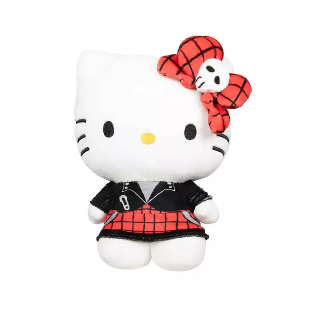 Pelúcia Hello Kitty e Amigos Hello Kitty (Saia Vermelha Xadrez) 20cm 3871 Sunny