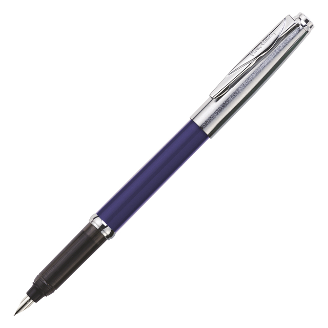 Caneta Tinteiro Pierre Cardin Penomatic Azul c/Cromado 7411