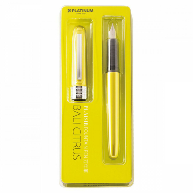Caneta Tinteiro Platinum Plaisir 0.3mm Bali Citrus PGB-1000 47-2