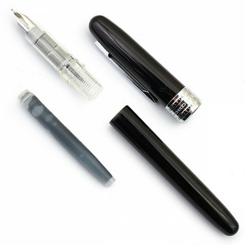 Caneta Tinteiro Platinum Plaisir 0.3mm Black PGB-1000 1-2