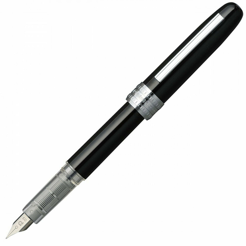 Caneta Tinteiro Platinum Plaisir 0.3mm Black PGB-1000 1-2