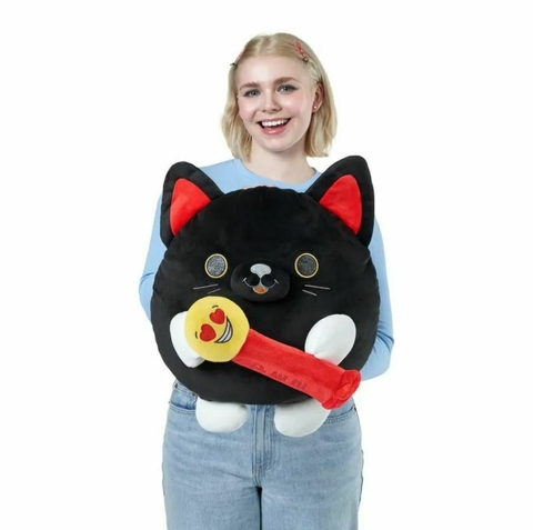 Pelúcia Snackles 35cm Gata Luna com Pirulito Pez Candide 1217