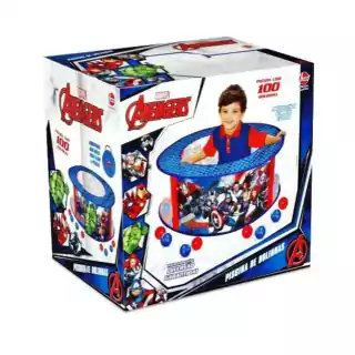 Piscina De Bolinhas Marvel Avengers Com 100 Bolinhas 2298 Lider Brinquedos
