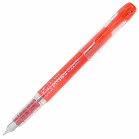 Caneta Tinteiro Platinum Preppy Japão Fountain Pen Vermelha Media 05