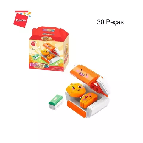 Bloco de Montar Build & Fun Fried Chicken 35012-4 Qman
