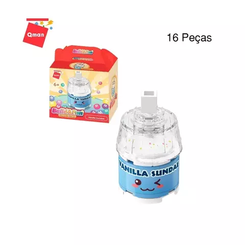 Bloco de Montar Build & Fun Vanilla Sundae 35012-5 Qman