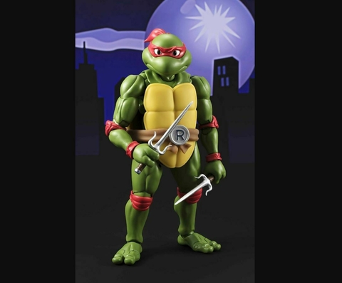 Raphael TMNT S.H. Figuarts Bandai Embalagem Aberta