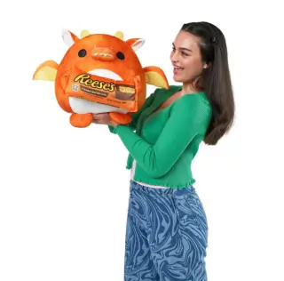 Pelúcia Snackles 35cm Dragão Felix com Reese's Candide 1217