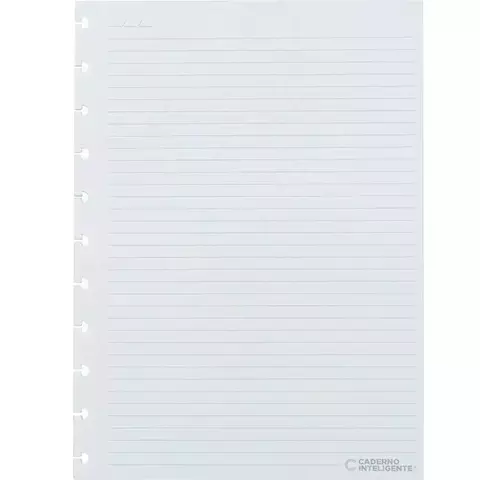 Refil Pautado 50 Folhas Médio 23x17 Cm 90g Cirm3003 Caderno Inteligente
