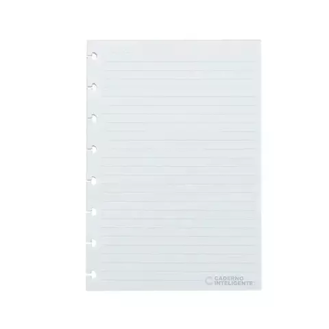 Refil Pautado 50 Folhas A5 20x14 Cm 90g Cira2004 - Caderno Inteligente