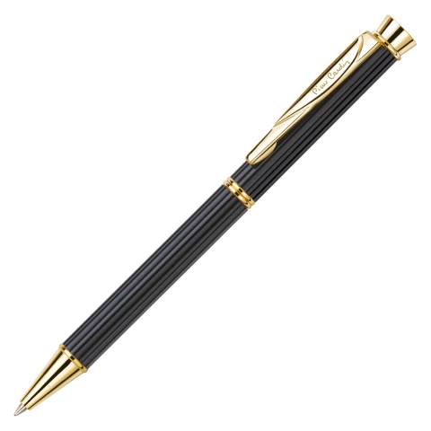 Caneta Esferográfica Pierre Cardin Royale Preta Com Dourado 6544