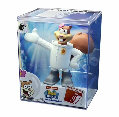 Fandom Box Bob Esponja Sandy Bochechas 094 - 10 Cm - Líder Brinquedos